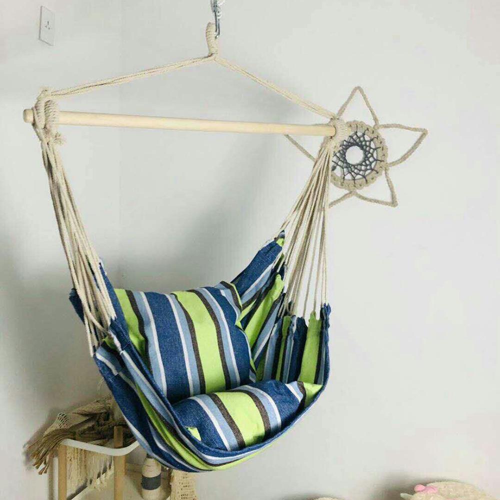 Orange Iolaus Travel Camping Hanging Hammock Chair for Adult