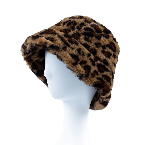 Bella Chic Furry Bucket Hat