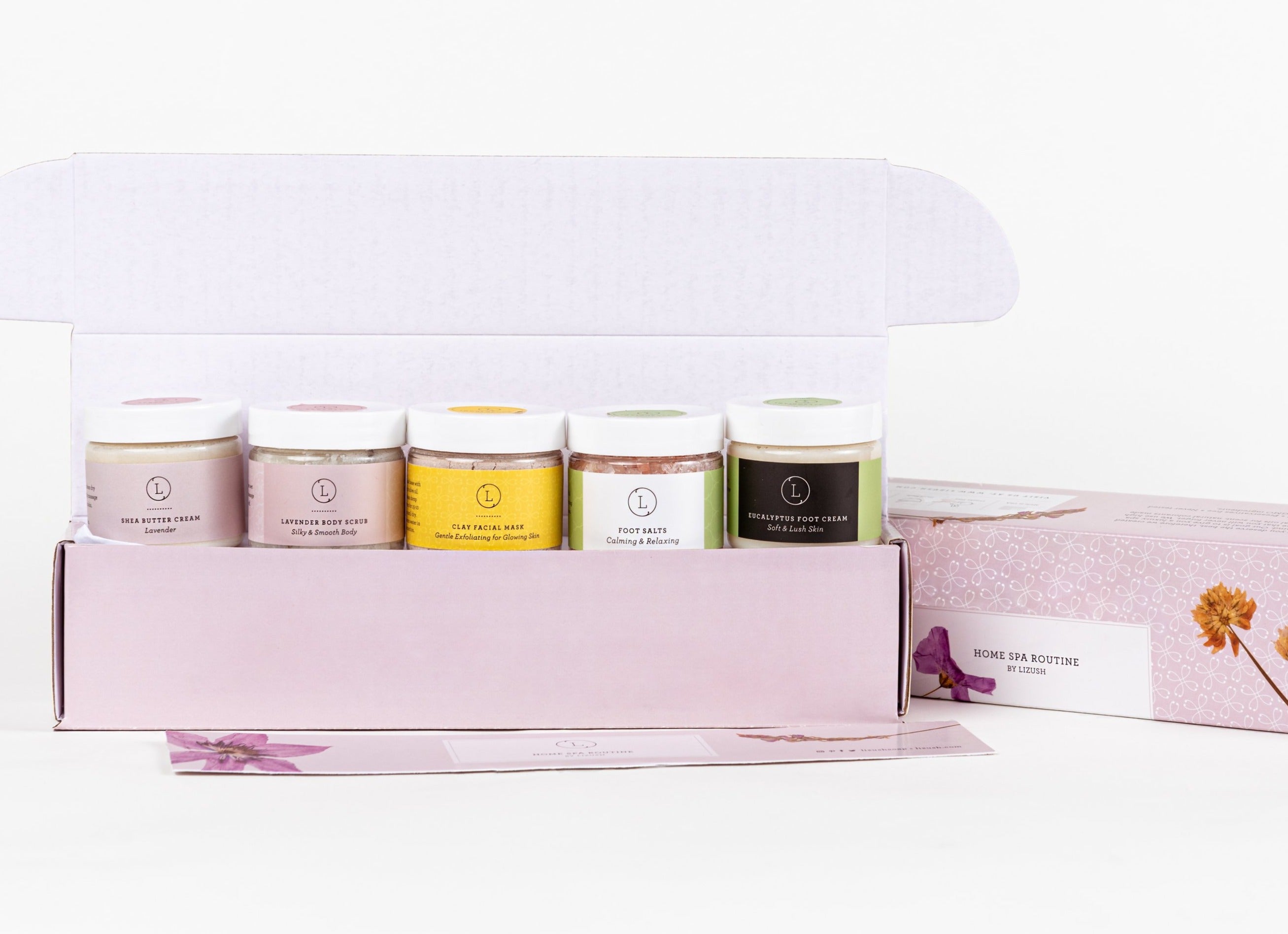 Full body Luxury Home Spa Routine Set  - Perfect thinking of you gift by Lizush