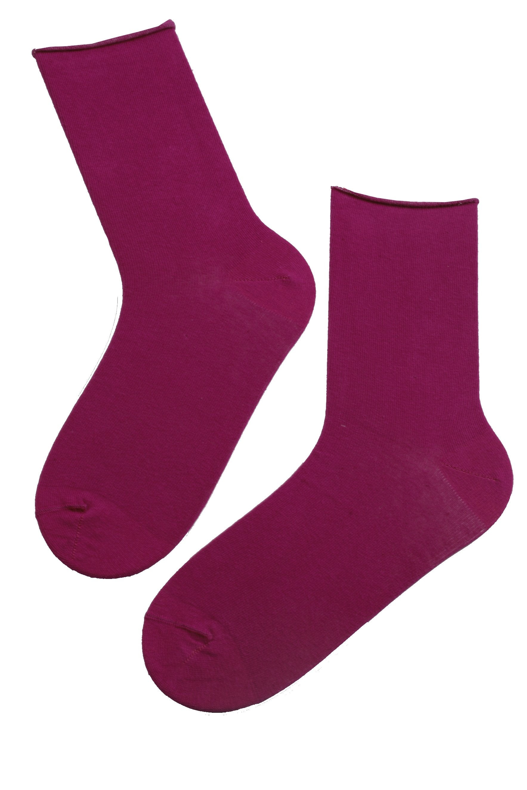 Orchid Themis Olev purple socks with a comfortable edge for men