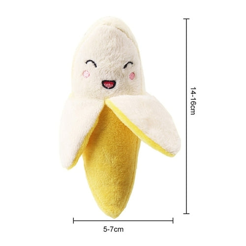Green Hyperion 1pc Plush Dog Toys Squeaky Bone Ice Cream