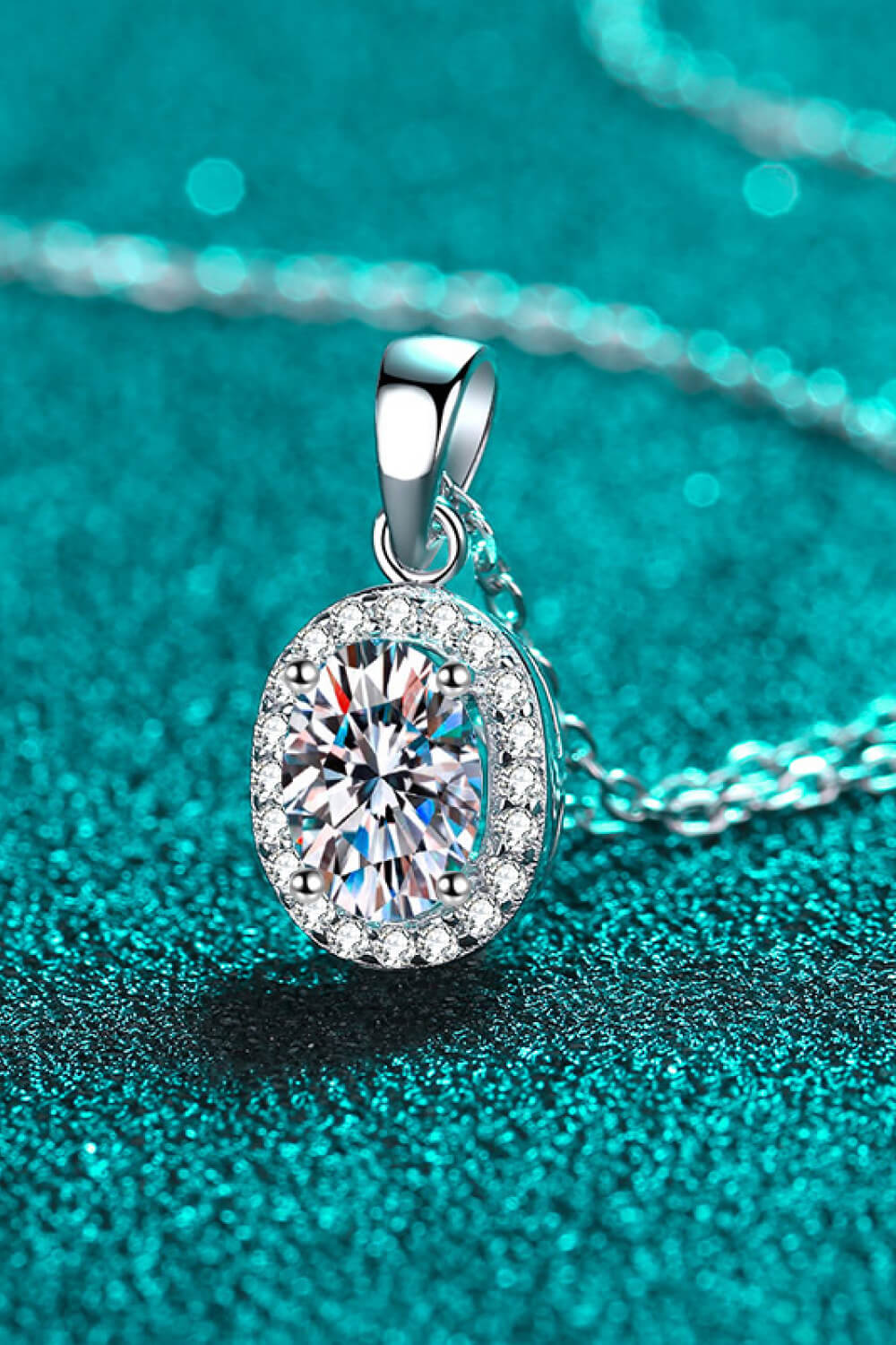 Moissanite Pendant Necklace Image 2