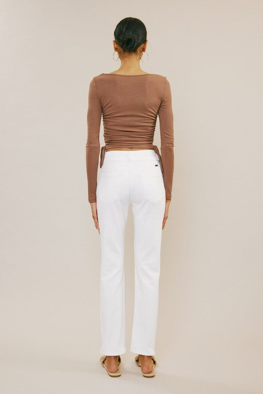 Kan Can USA High Rise Slim Straight-Kc5217Wt