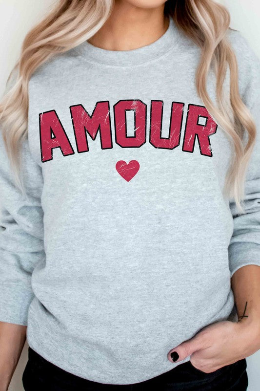 Heart Graphic Sweatshirt Image4