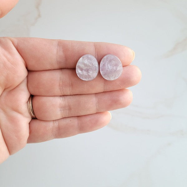 Spiffy & Splendid Easter Egg Studs - Lavender