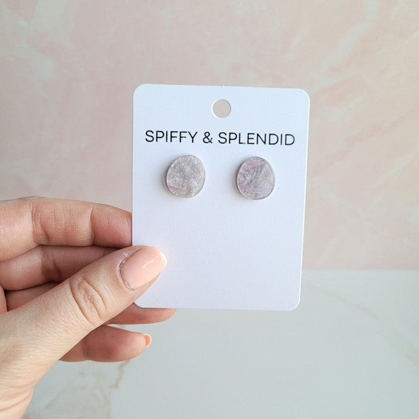 Spiffy & Splendid Easter Egg Studs - Lavender