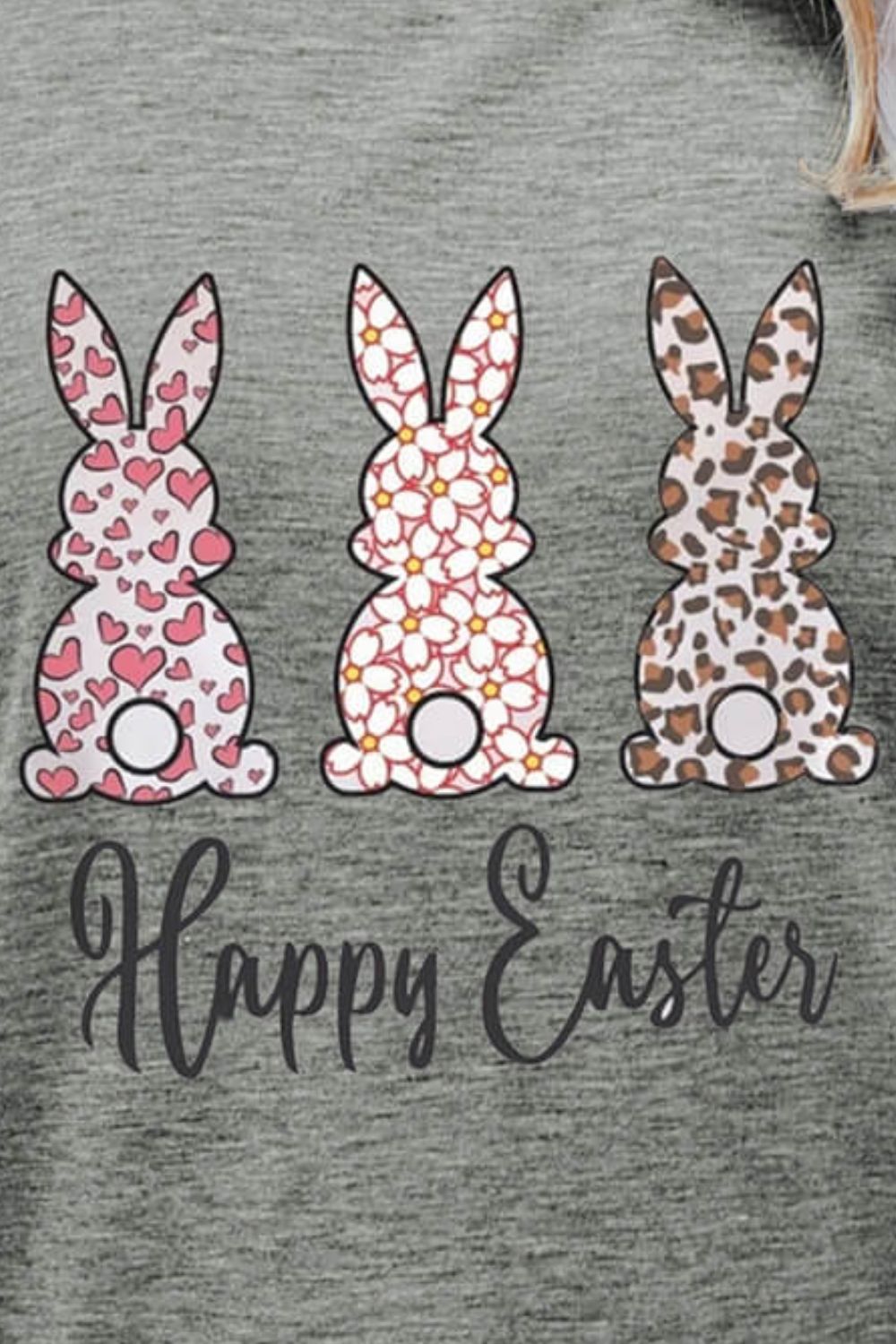 Happy Easter Graphic Short Sleeve Tee