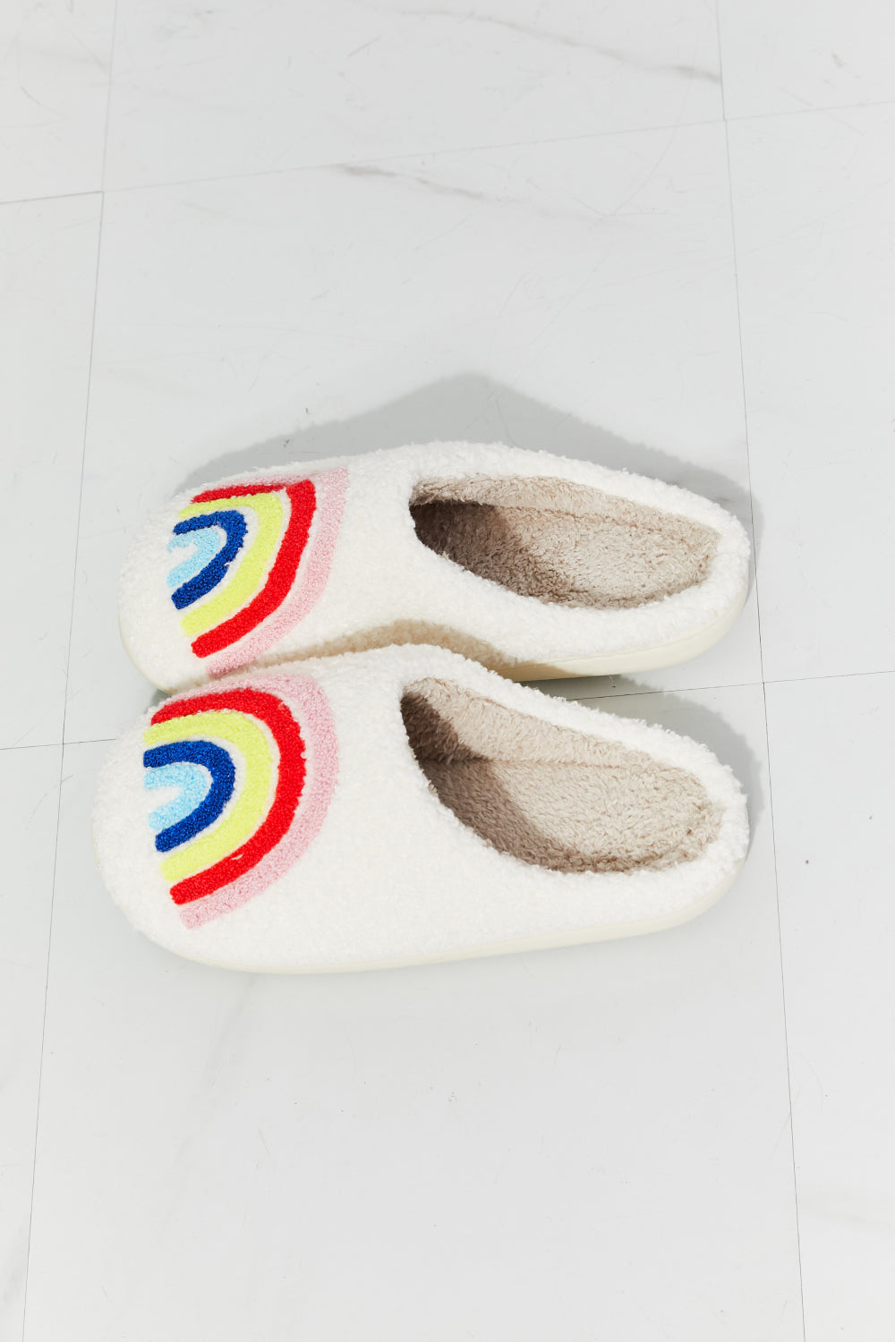 Mmshoes Rainbow Plush Slipper