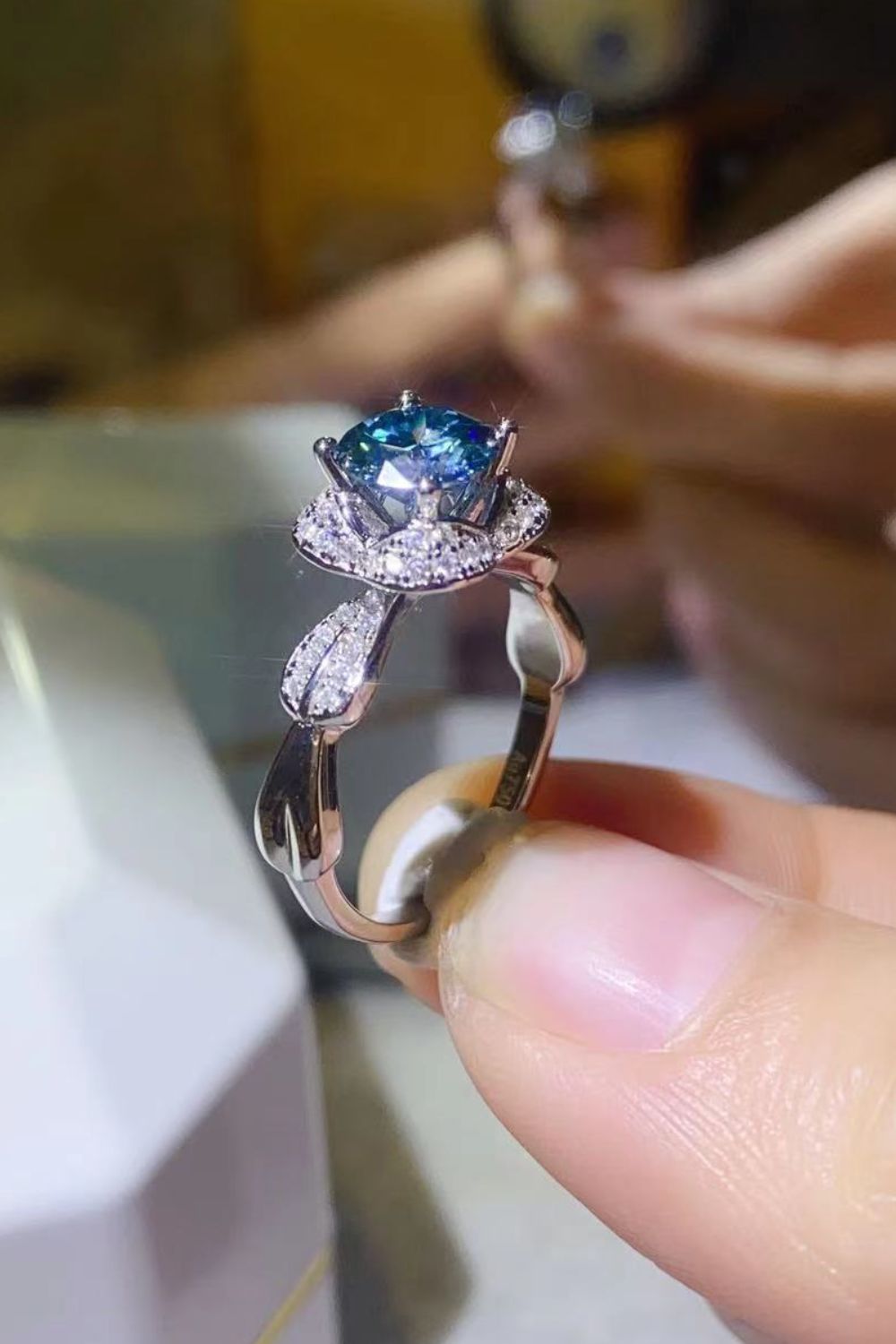 Moissanite Ring Image 2
