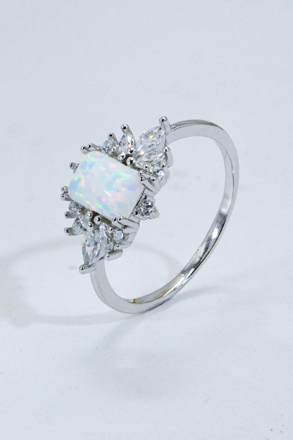 Zircon And Opal Ring Image2