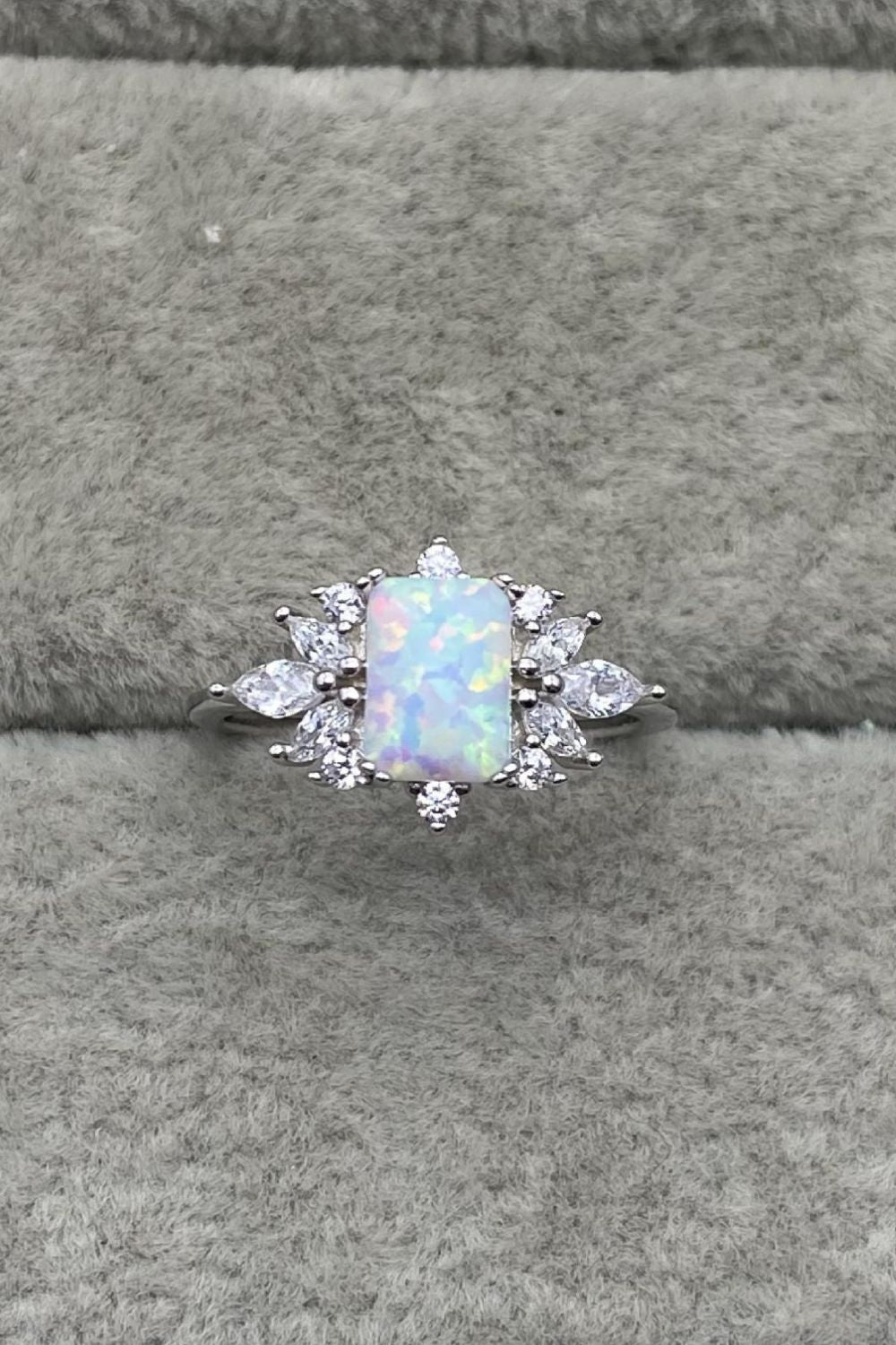 Zircon And Opal Ring Image1