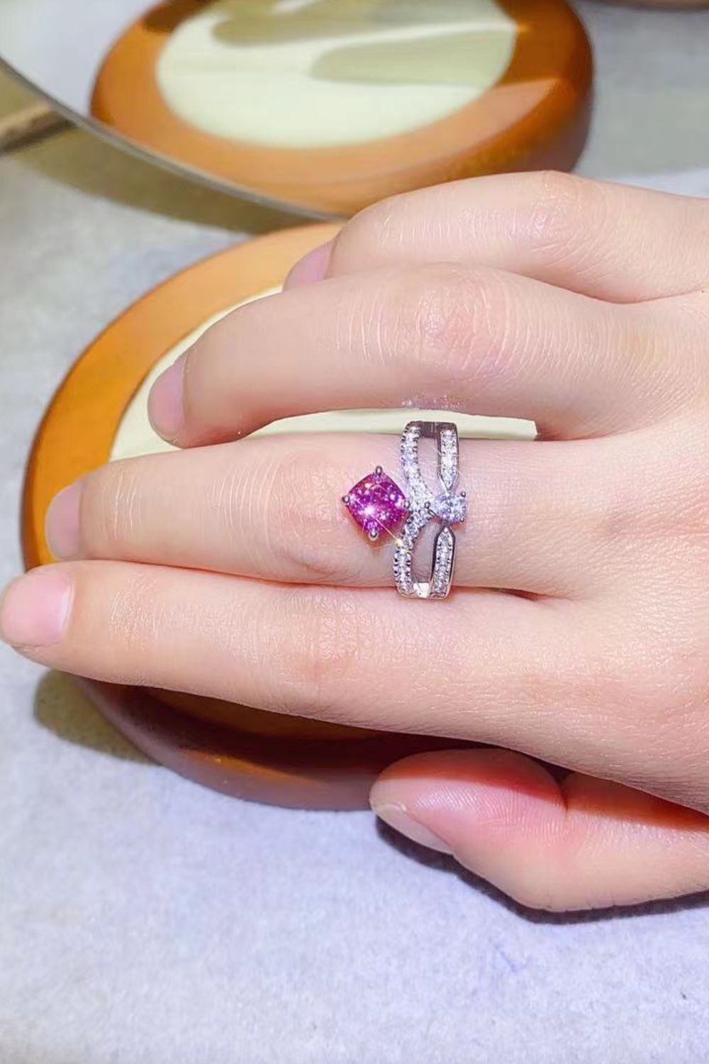 1 Carat Moissanite Ring Image1