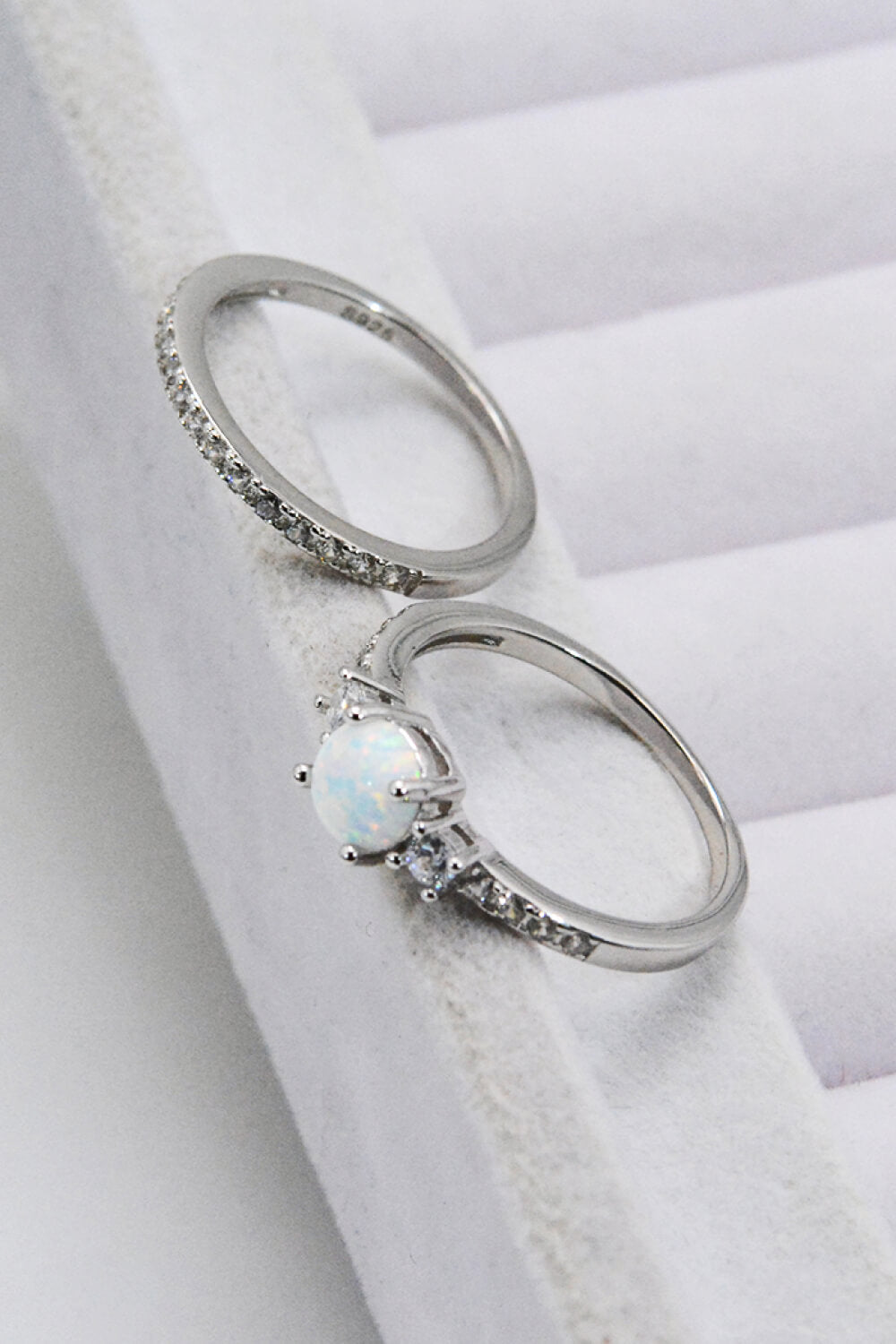 Opal Split Shank Ring Image5
