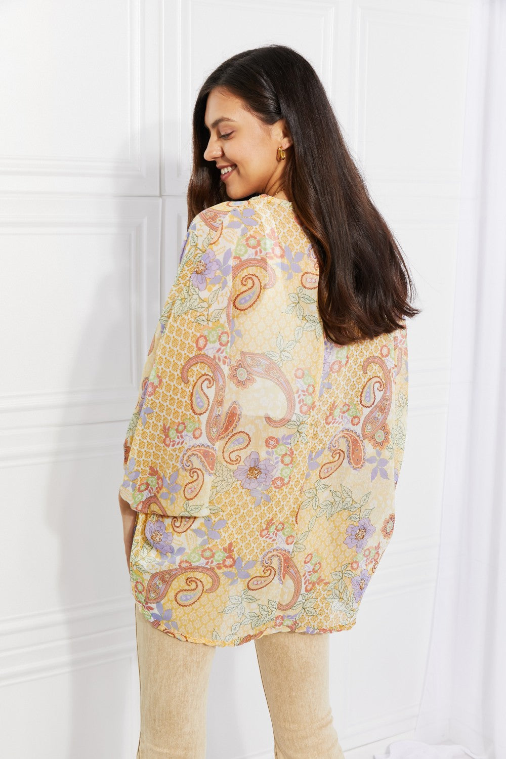 Culture Code Lasting Love Paisley Kimono