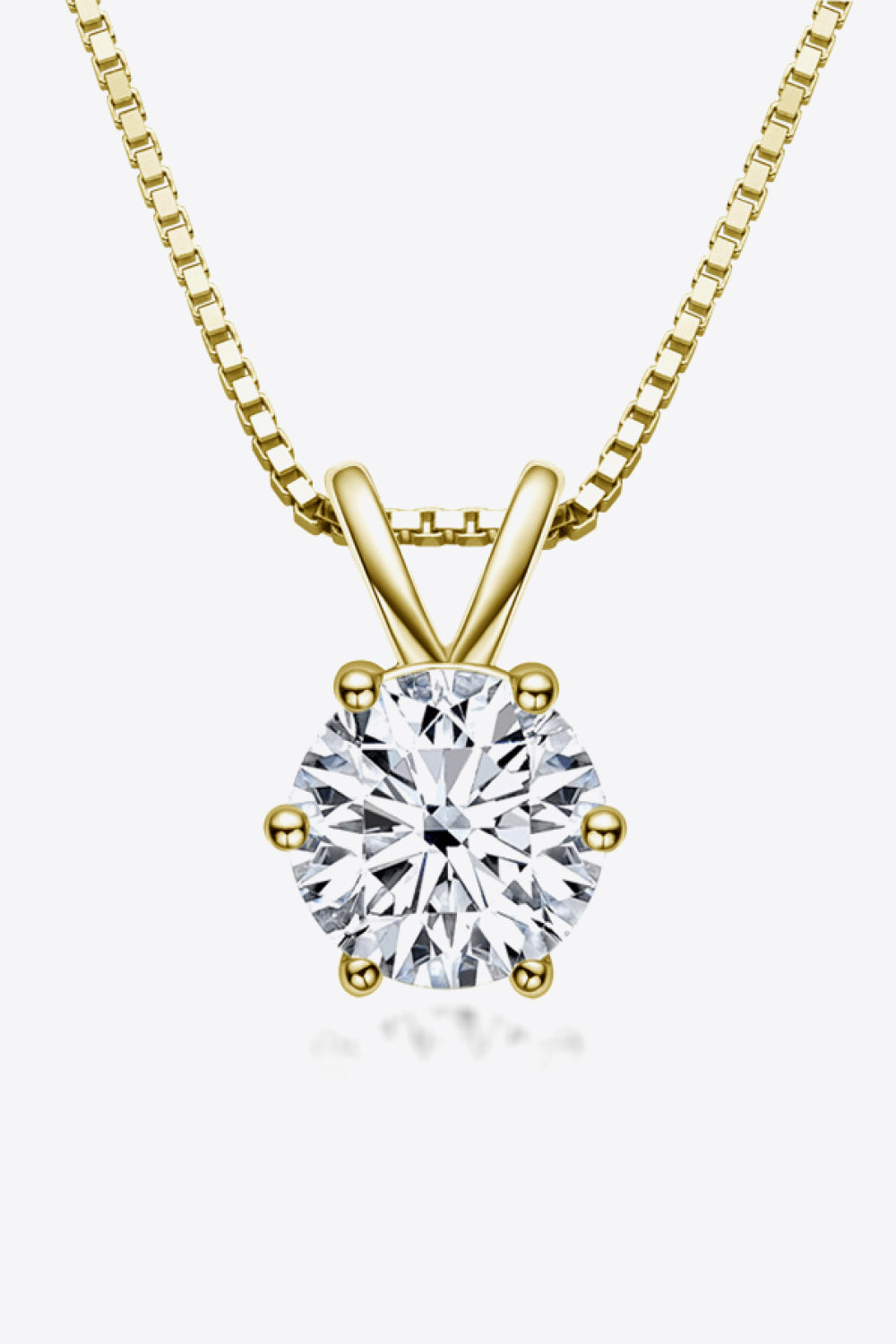Moissanite Pendant Necklace Image3