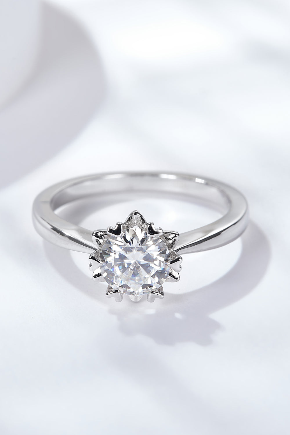 Solitaire Moissanite Ring Image1