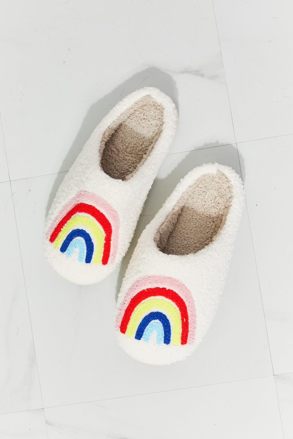 Mmshoes Rainbow Plush Slipper
