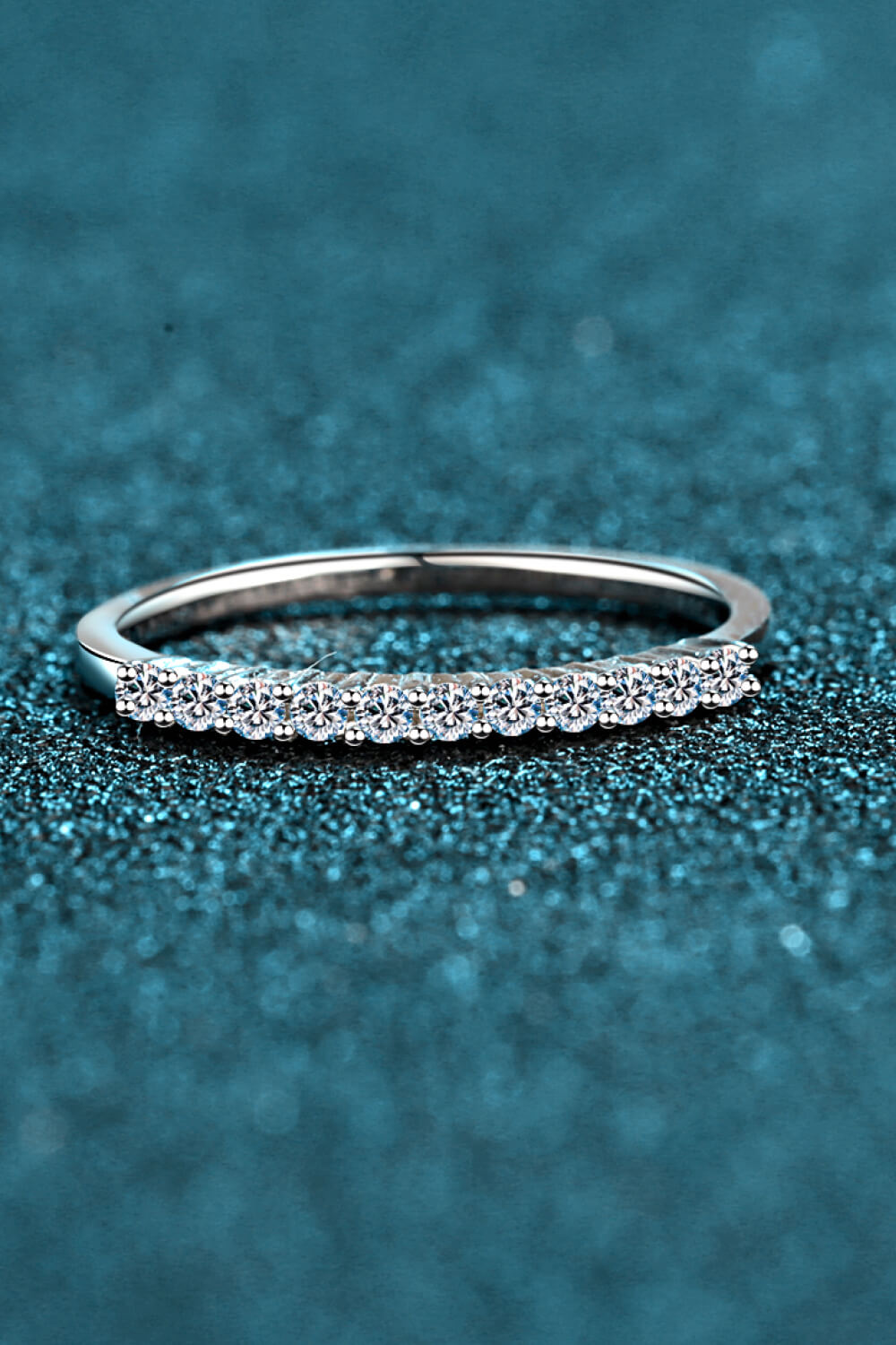 Moissanite Polished Ring Image4