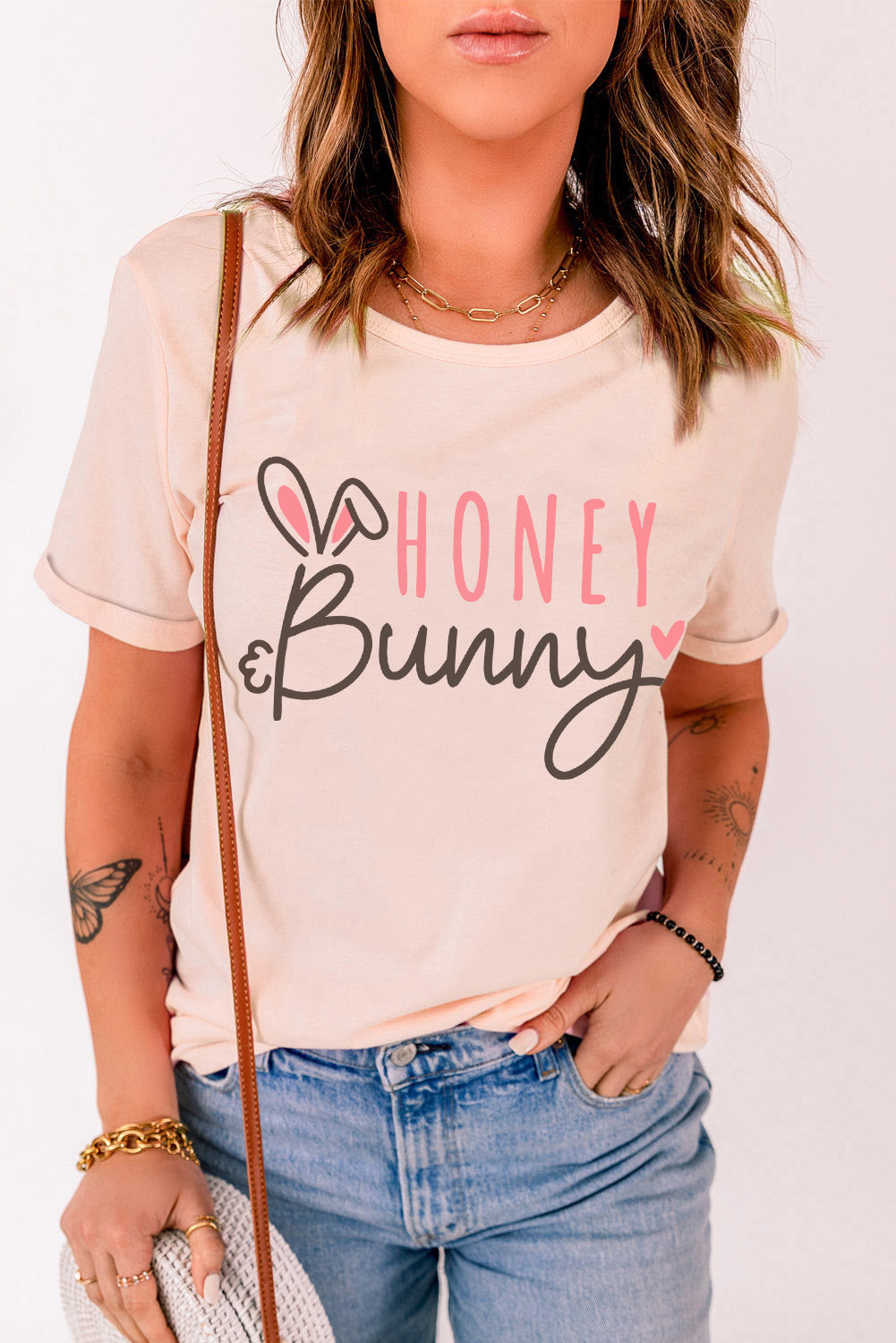 Honey Bunny Graphic Easter Tee