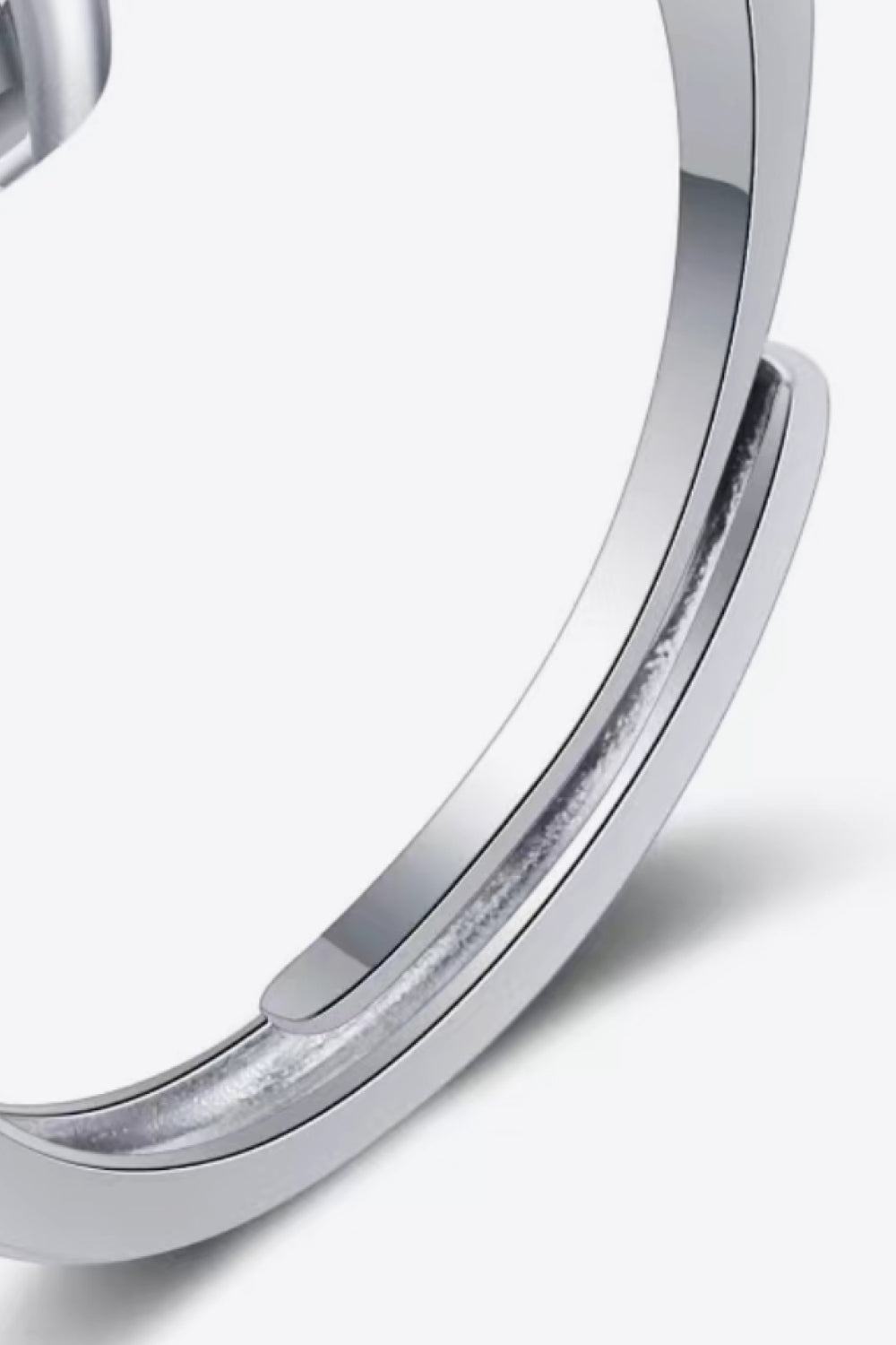 Moissanite Adjustable Ring Image1