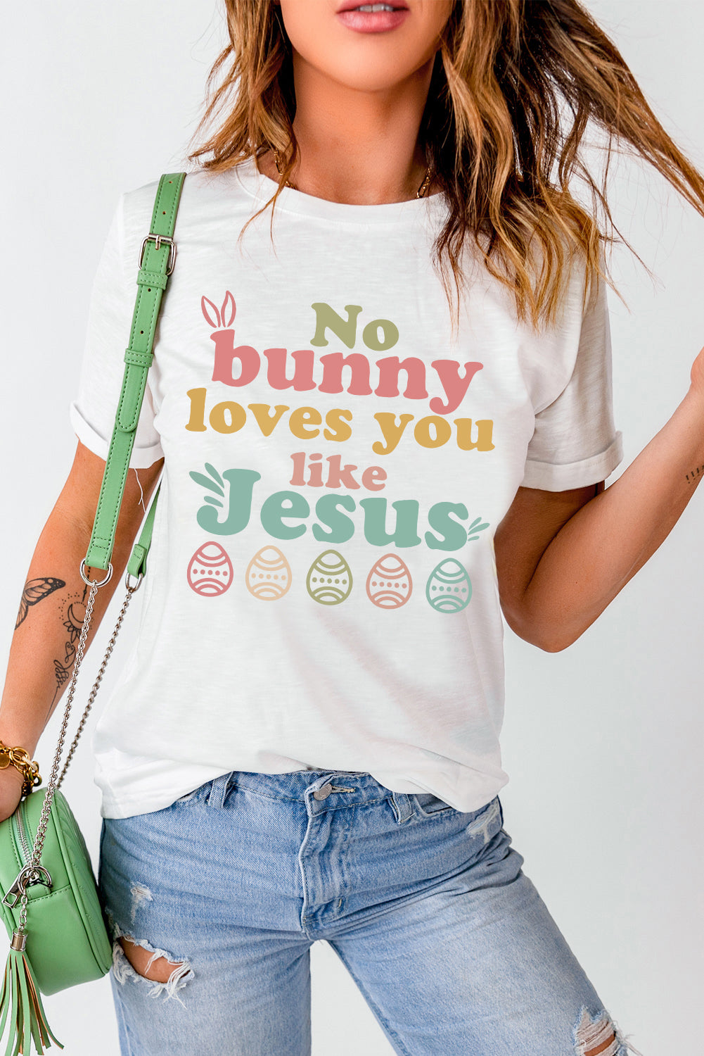 Easter No Bunny Loves You Like Jesus T-Shirt