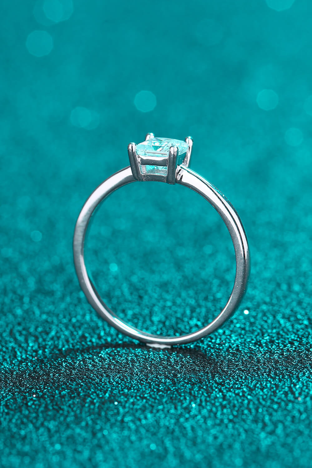 Moissanite Solitaire Ring Image3