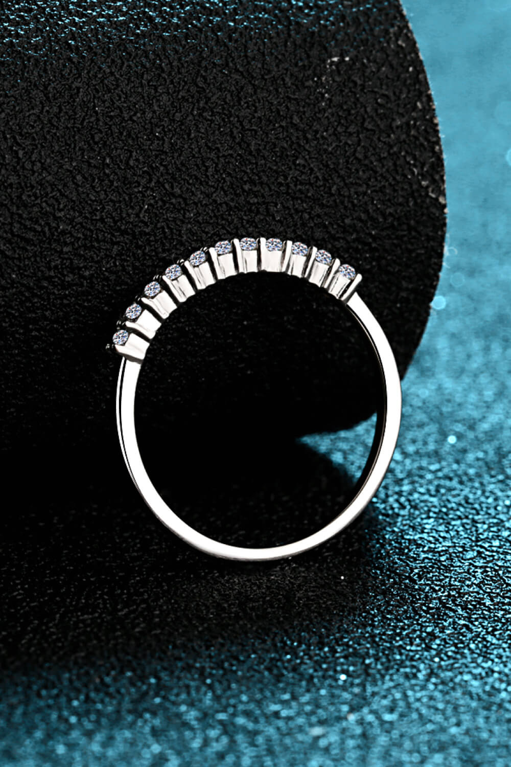 Moissanite Polished Ring Image5