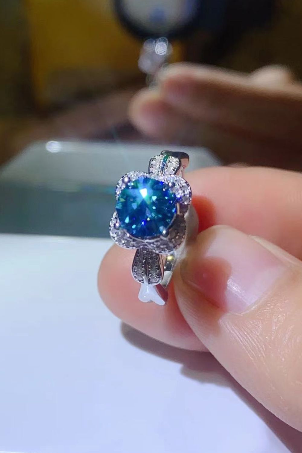 Moissanite Ring Image 3
