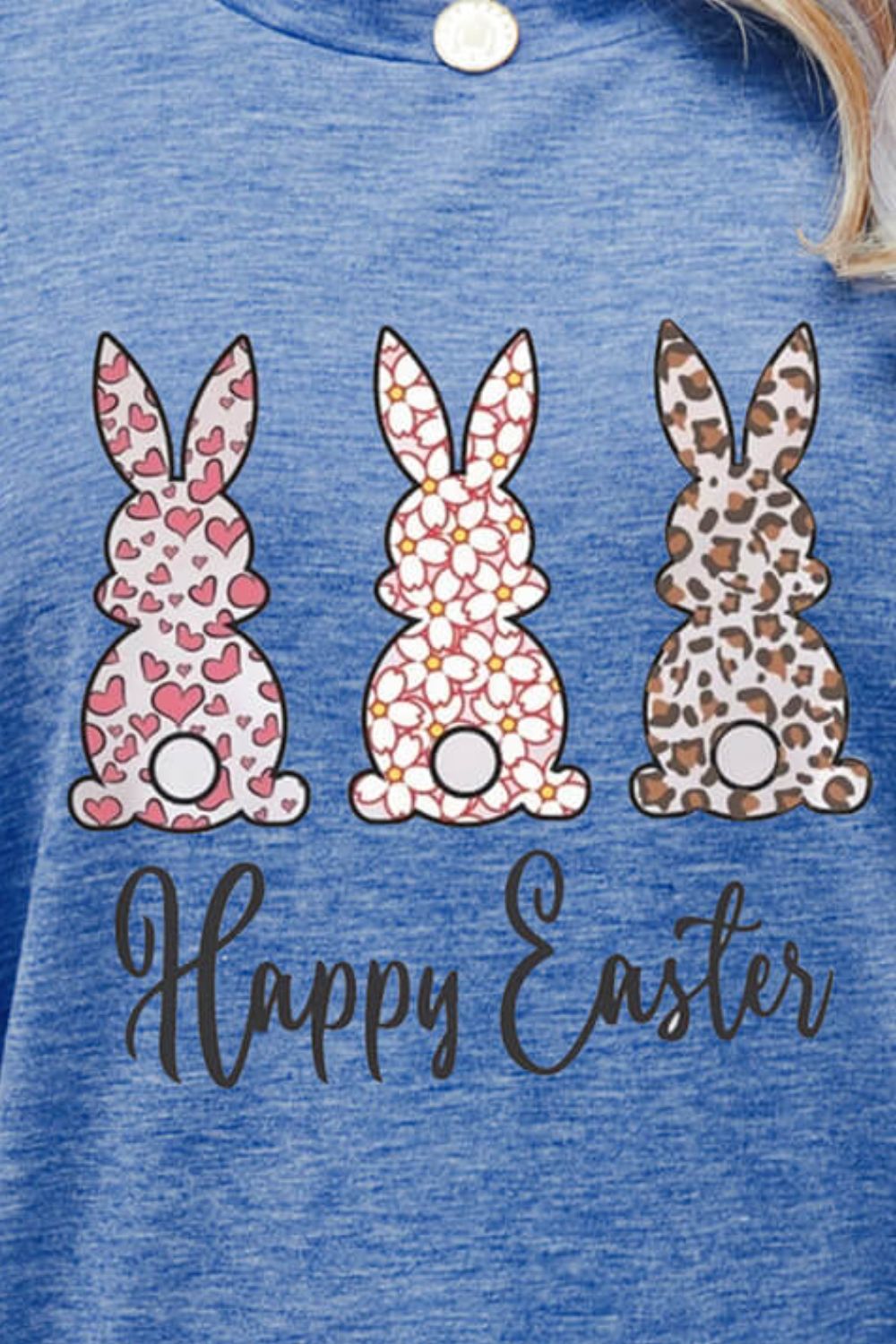 Happy Easter Graphic Short Sleeve Tee