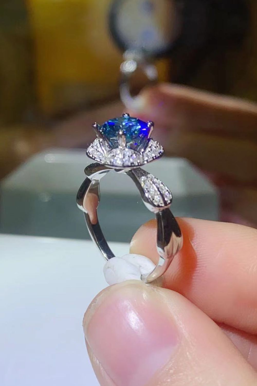 Moissanite Ring Image 1